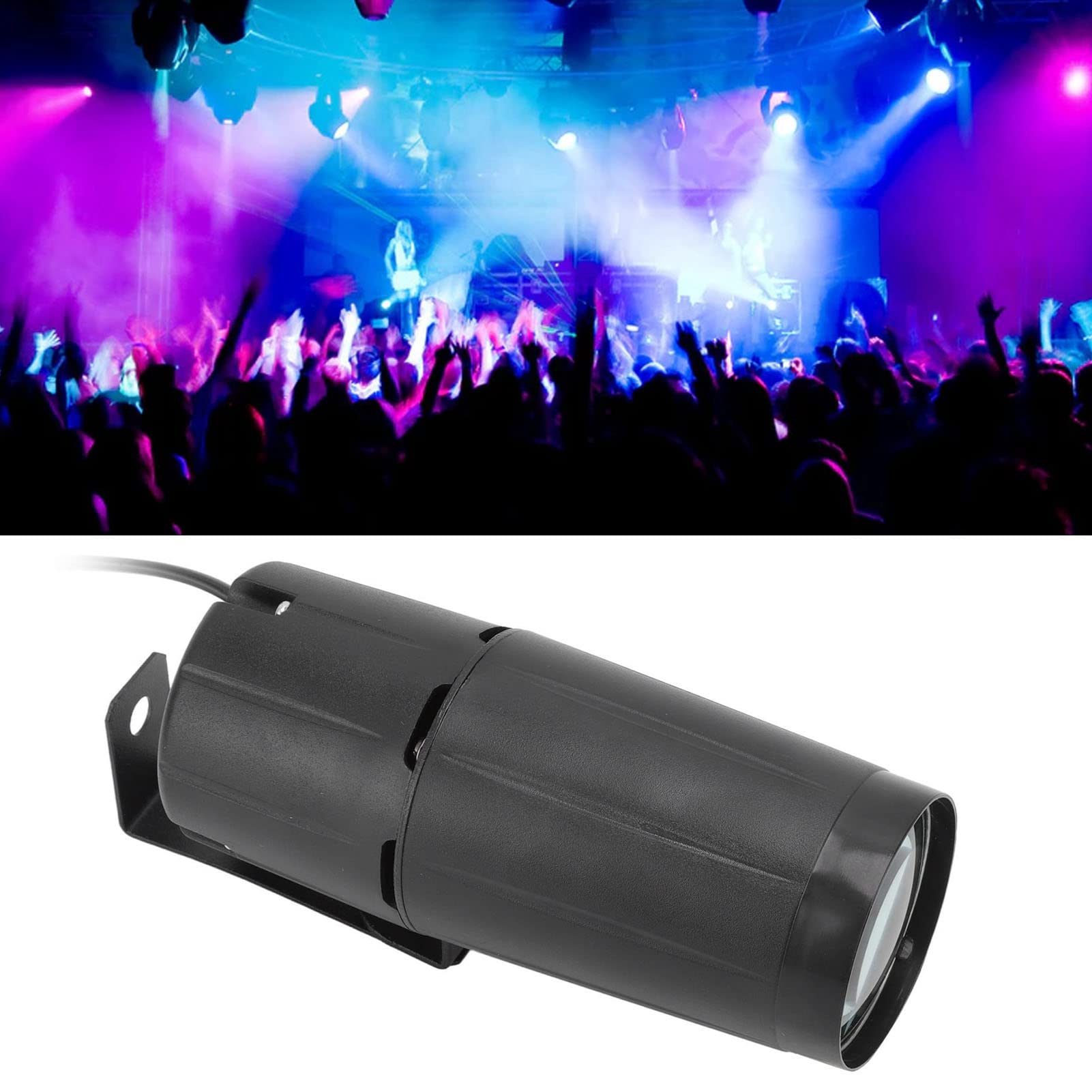 BORDSTRACT LED Pinspot, 3 W AC Disco Light Stage Effect, LED Beam White Lighting Effect Lamp, 90-240 V Beam Spotlight for KTV Home Stage