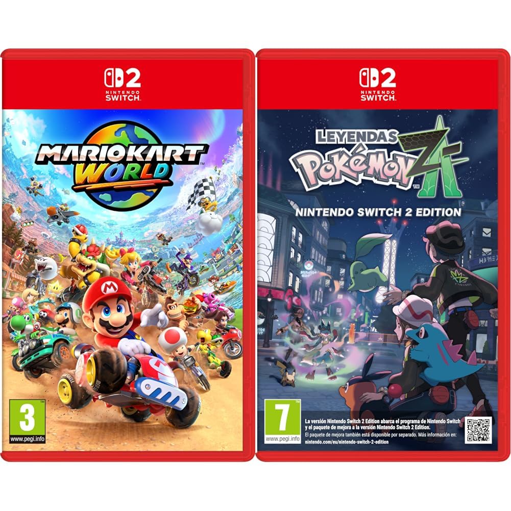 Mario Kart World- Nintendo Switch 2 + Pokemon Legends: Z-A: Nintendo Switch 2 Edition