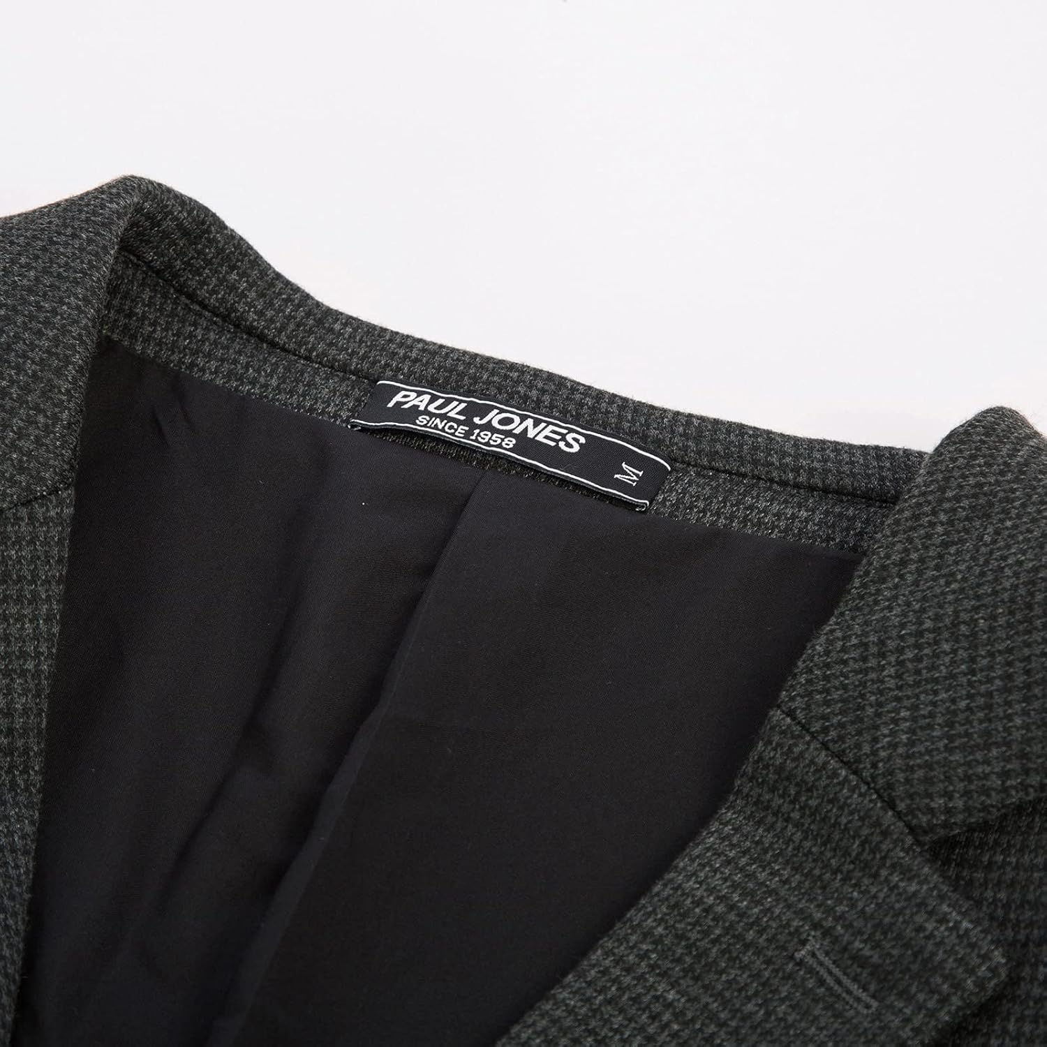 PJ PAUL JONES Men's Herringbone Blazer Jacket Lightweight Casual Knit Sport Coat - Image 3