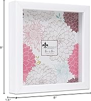 Vista 6 de Lawrence Frames 785288 Armazón tipo pizarra, 8x8, blanco