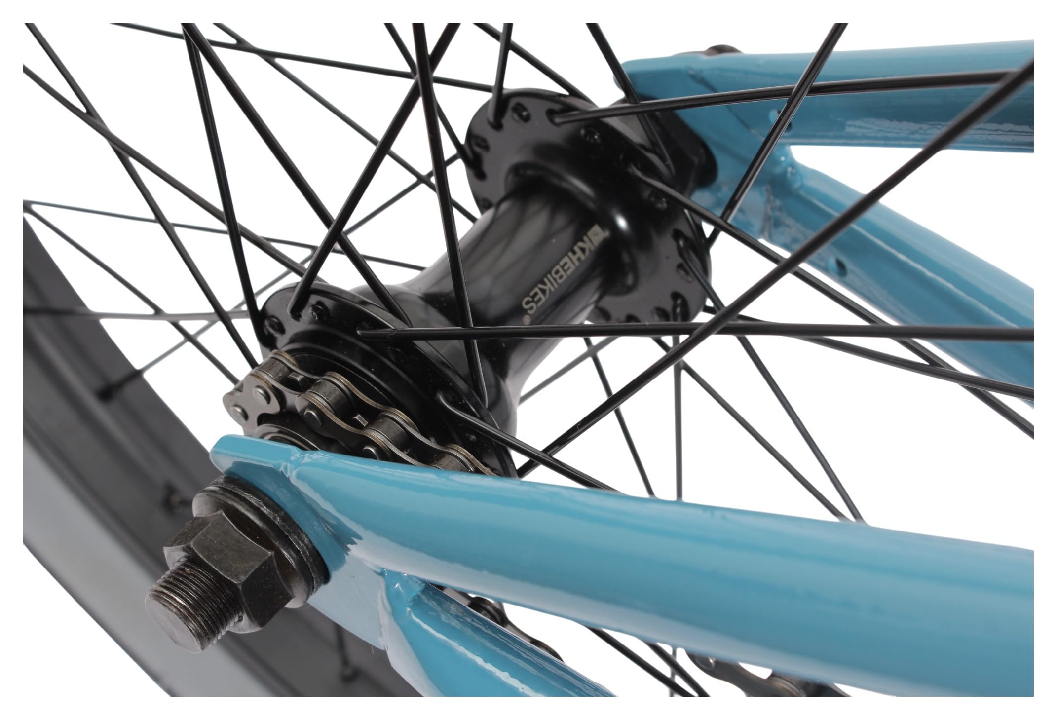 KHE Triple Threat Vélo BMX 20" - 11,1 kg - Manivelle CrMo - Rotor Affix - BMX Freestyle - 2025 - Bleu