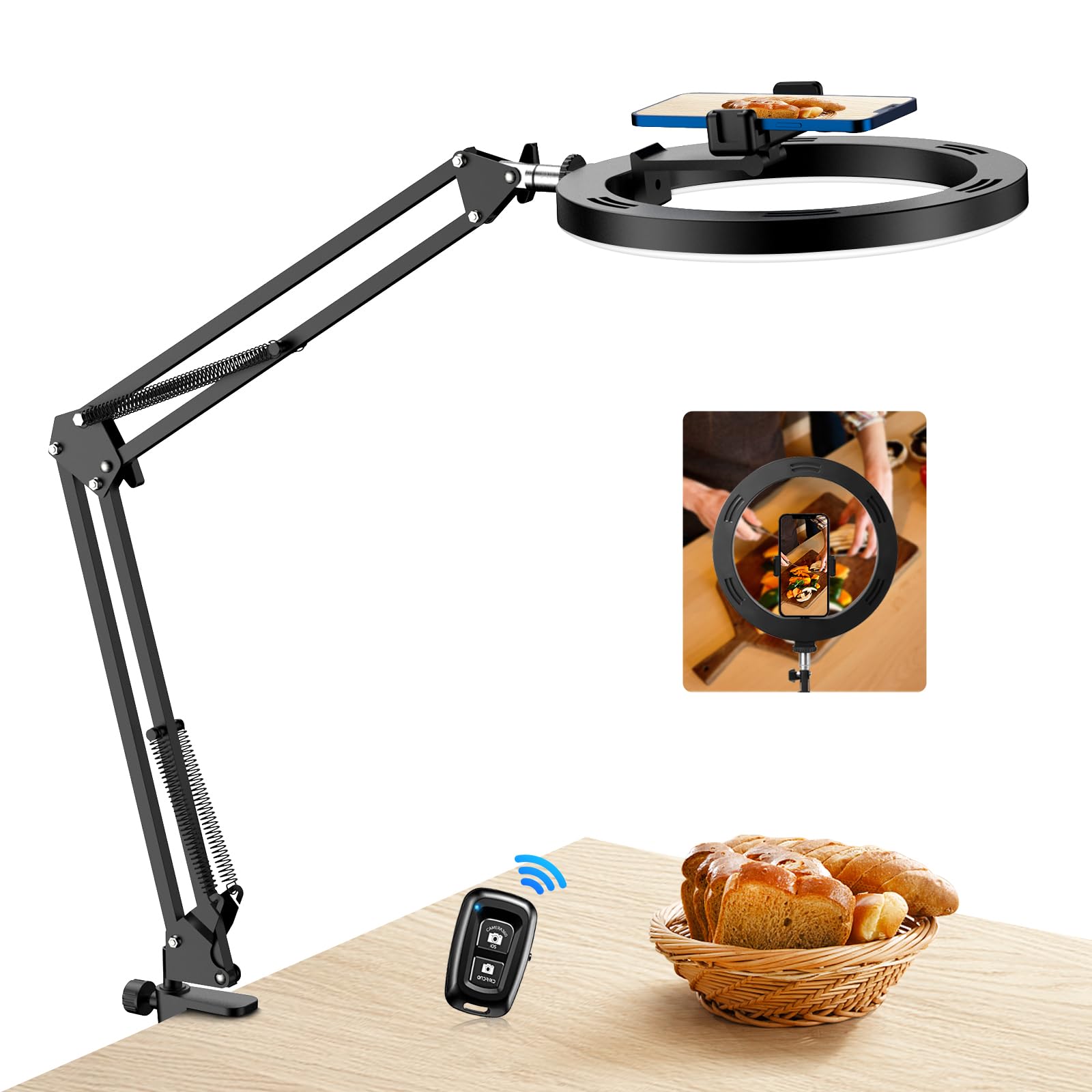 Evershop Lampa pierścieniowa nad głową