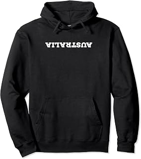 Australia Upside Down Funny Pullover Hoodie