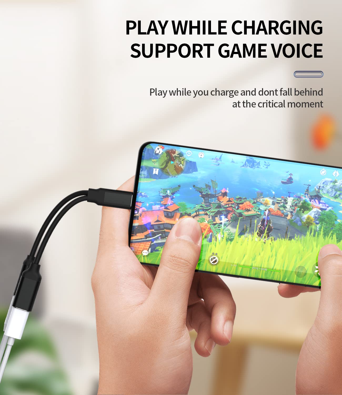 Zoyuzan USB-C to 3.5mm Headphone Adapter, 2 in 1, 60W Fast Charging, Upgraded DAC Chip, Supper Compatibility, What You Get
