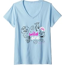 Women's Madagascar Wild One What A Zoo Adventure V-Neck T-Shirt