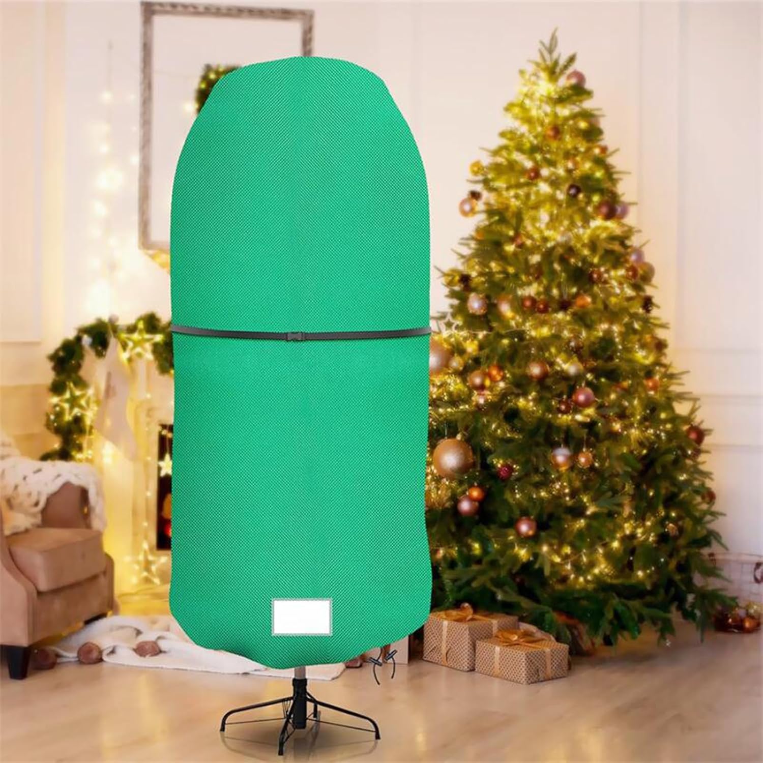 Multi Purpose Storage Bag for Christmas Trees and Holiday Decor Pp Oxford Fabric Lasting Compact