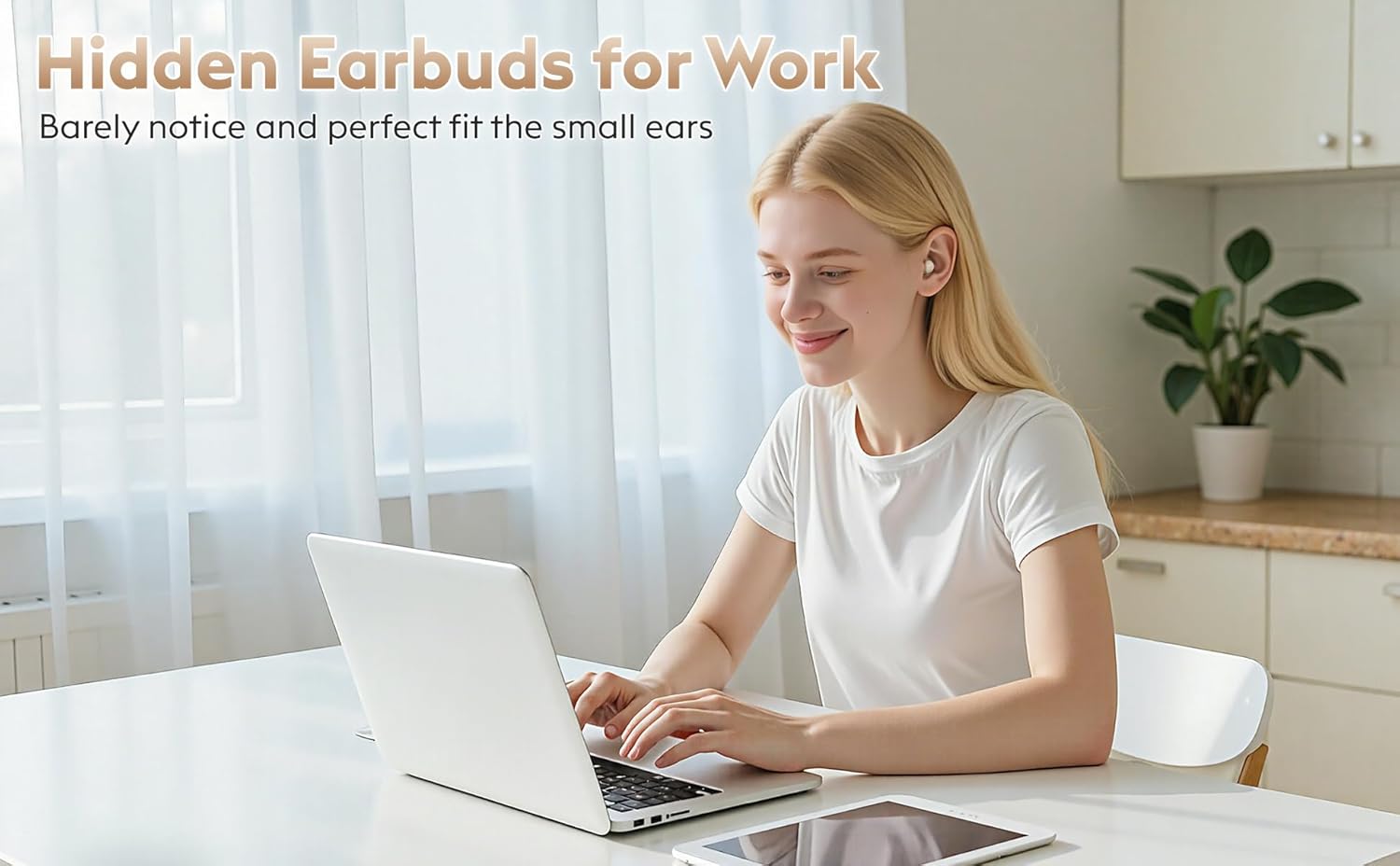 Smallest Sleep Earbuds for Side Sleepers, [Upgrade 2026 Version] Ultra-Comfort & Lightweight Wireless Mini Sleep Headphones, No Low Battery Beep Noise Isolation Ear Buds for Sleeping Working - Image 5