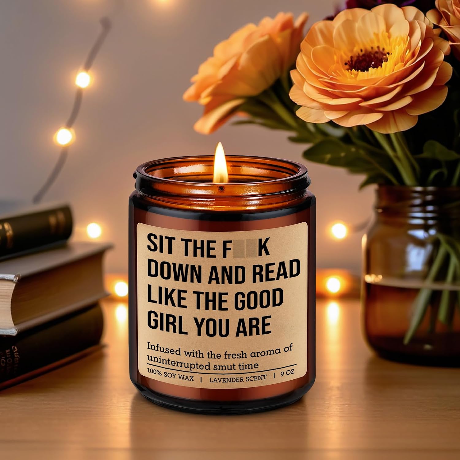 GSPY Candle, Gifts for Book Lovers Women, Bookish Decor, Dark Romance Decor image 4