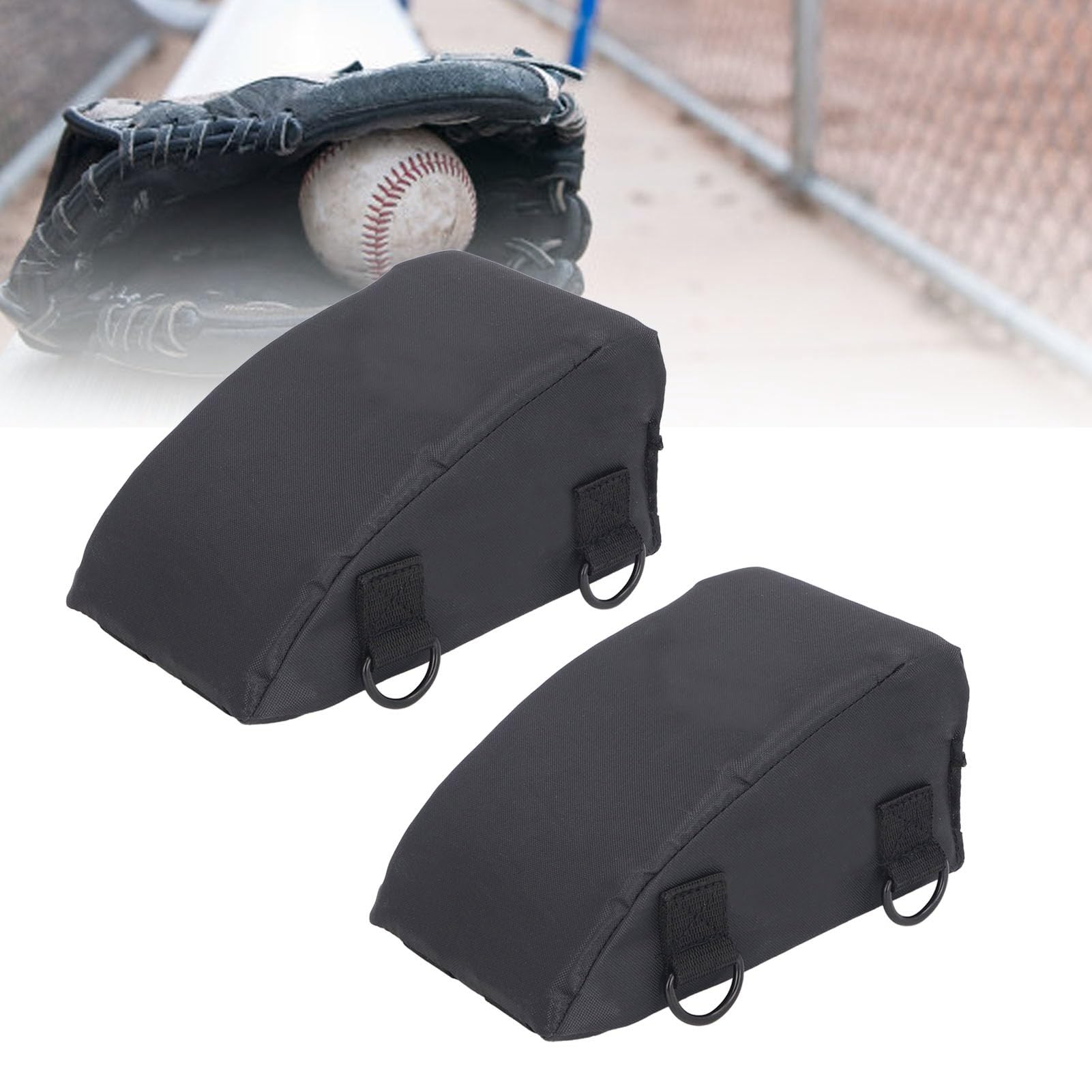 Tbest Rodilleras Catcher con Diseño de Doble Seguridad, Rodilleras Suaves y Ligeras con Diseño de Cuña Ergonómica, Adecuadas para Niños, Jóvenes y Adultos en Deportes de Béisbol y