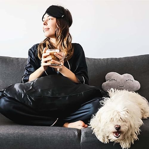 Miniatura 3 de THXSILK Funda de almohada 100% seda para cabello y piel, seda de morera de 25 momme, fundas de almohada con cremallera oculta, tamaño estándar,