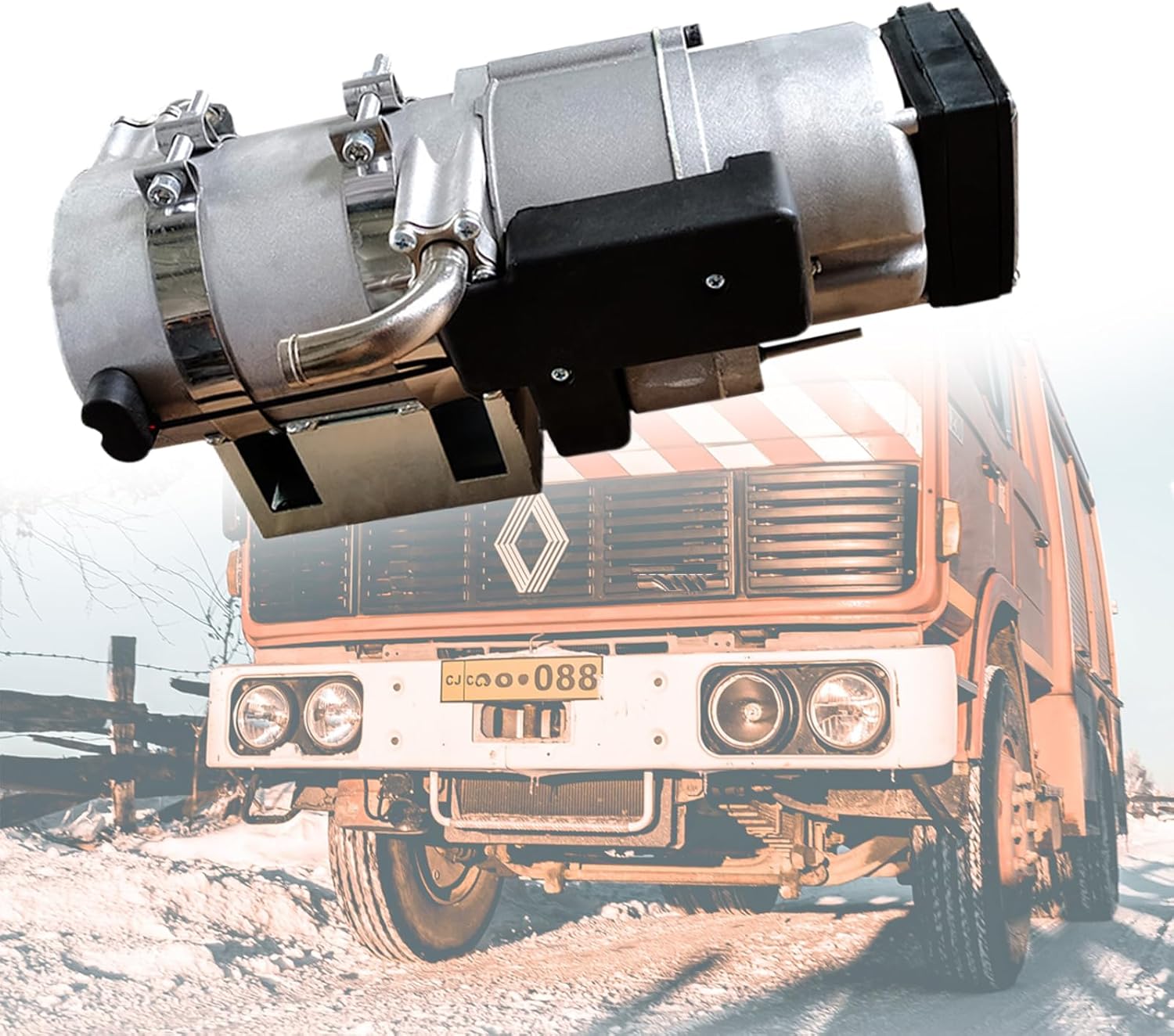 12/24V 10KW Hydronic Heater, Diesel Heater, Stainless Steel Liquid Fuel Heater, Diesel Water Heater for Boat, Caravan, Motorhome,12V