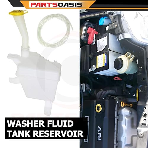 Miniatura 6 de Depósito de lavadora con doble bomba, entrada y tapa compatible con Chevy Aveo 2004-2007/Chevy Aveo5 2006-2008, reemplazo directo Hatchback