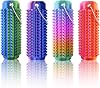 Little Pain Fidget Ouchies(4PCS), Pain Stim Fidget Toy for Adults & Teens, 3D Printed Spiky Grippie Stim Keychain, Sensory Toy for Stress Relief & Focus, Office Workers Novelty Gifts for Men (Laser)
