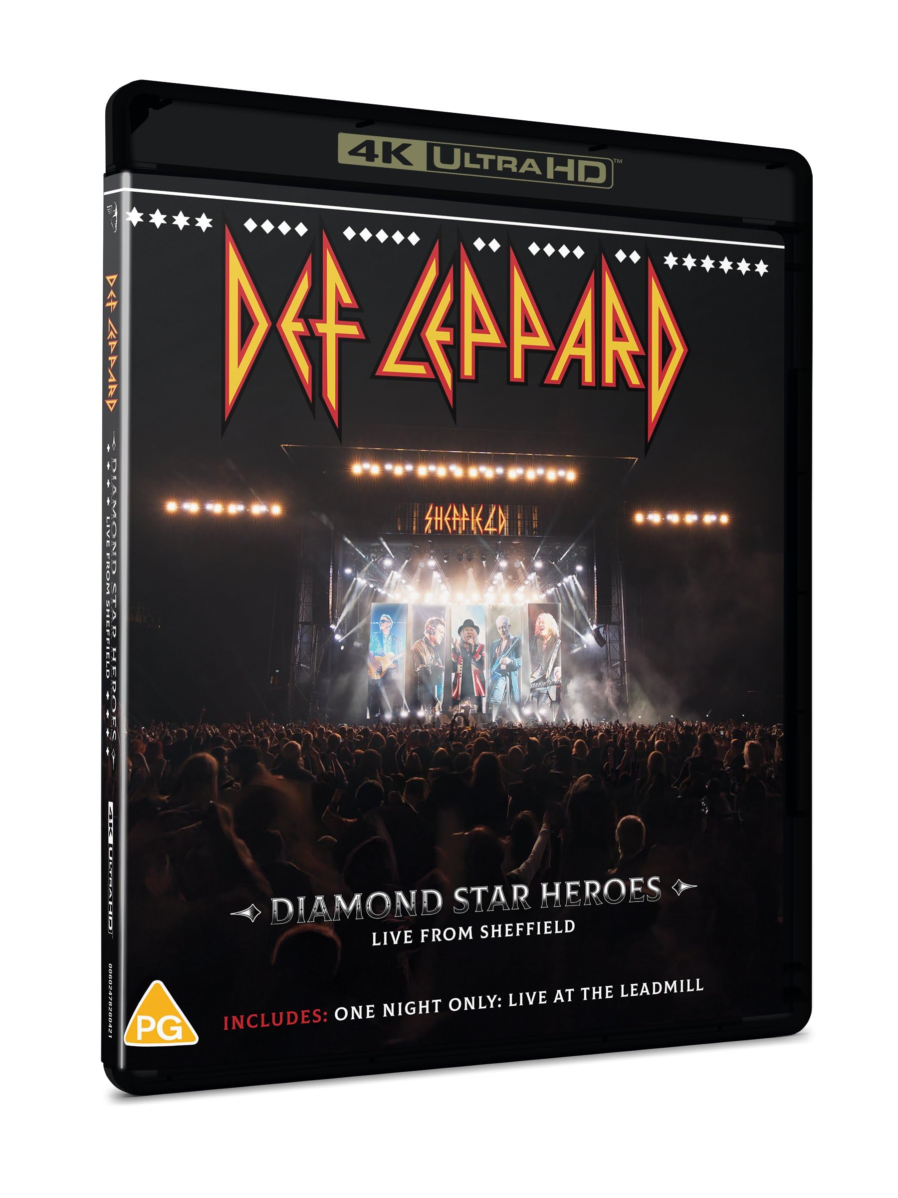 Def Leppard Diamond Star Heroes: Live From Sheffield Blu-ray Disc