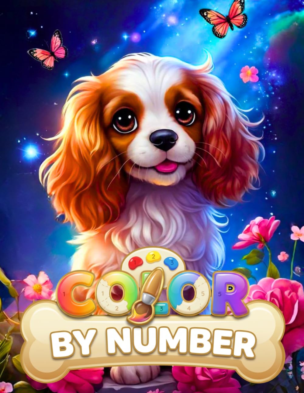 Color by Number: Kawaii Animal Coloring Book – Easy Pages for Kids, Teens, Adults & Seniors with Simple Beginner Friendly Designs