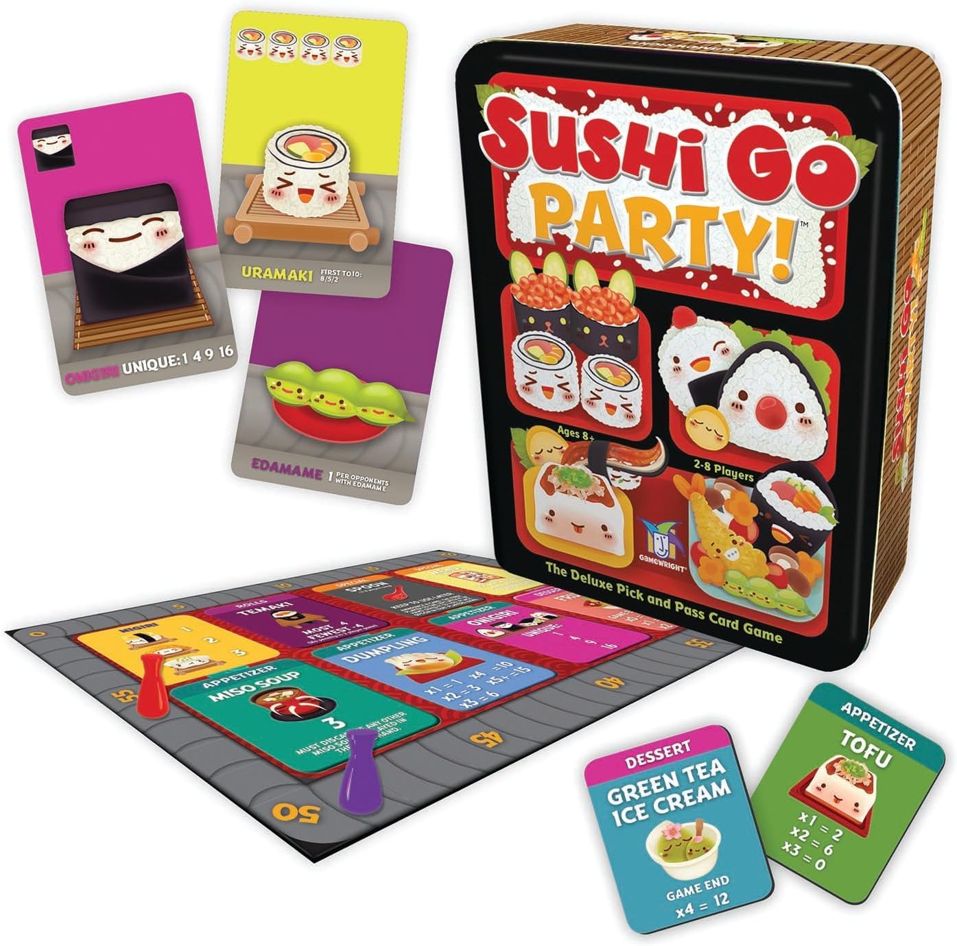 sushi go party card sleeves Sushi Go Party Organized! : r/boardgames