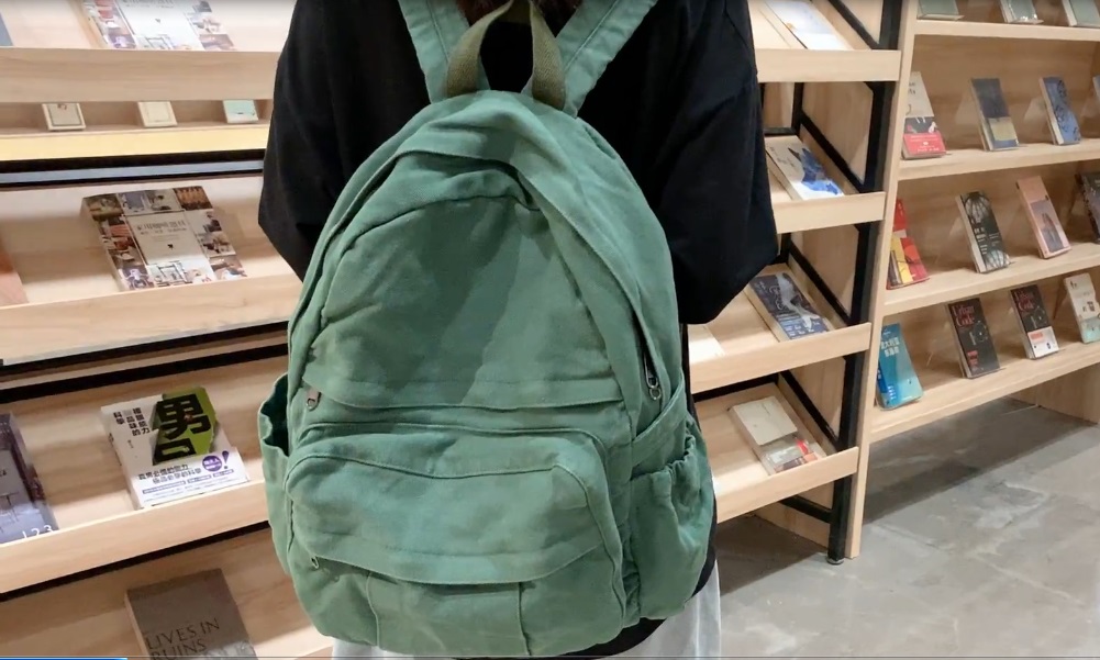 Amazon.com: Laptop Backpack for Women Travel Canvas Backpack  display picture 3