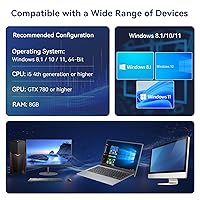 Vista 5 de 5TB Retro Game Console with Built in 60649 RetroVideo Games, Emulator Console Hard Drive HDD with 3 Game System, All in One Game Console Plug & Play