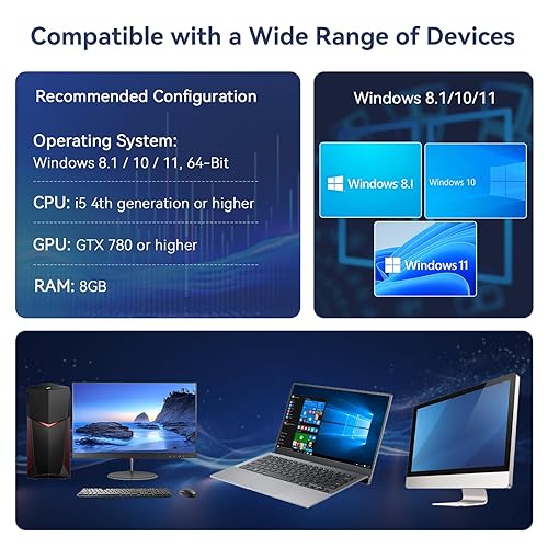 Miniatura 5 de 5TB Retro Game Console with Built in 60649 RetroVideo Games, Emulator Console Hard Drive HDD with 3 Game System, All in One Game Console Plug & Play