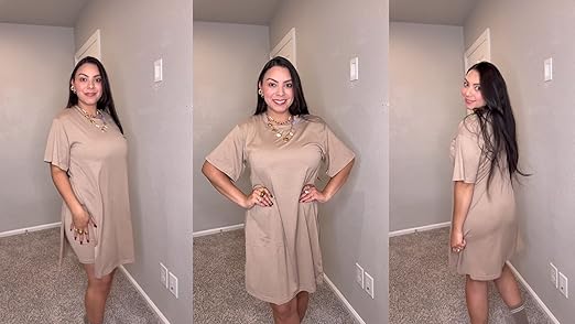 HBQ Womens 2 Piece Outfits Tracksuits Short Sleeve Tunic - View #8