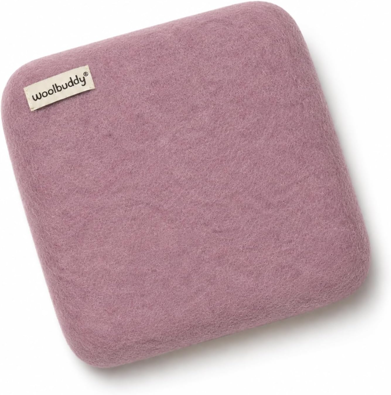 Woolbuddy Needle Felting Mat 6 x 6 x 1.5 Inch (Lavender) Pure Wool Felt Pad