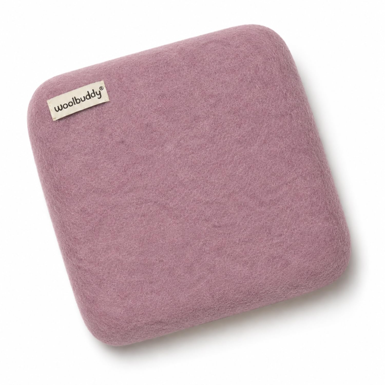 Woolbuddy Needle Felting Mat 6 x 6 x 1.5 Inch (Lavender) Pure Wool Felt Pad