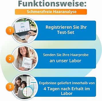 5Strands Food Intolerance Test 640 Items Tested Food Sensitivity at Home Test Kit Accurate Hair Analysis Health Results in 5-7 Days Gluten Soy Dairy Protein