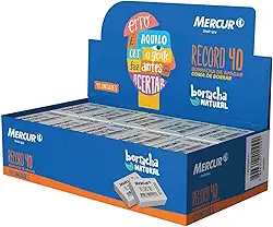 Borracha Branca, Mercur, Record 40, B0101005-01, Caixa com 40 Unidades