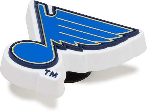 Miniatura 3 de Crocs Jibbitz NHL Hockey Team - Dijes deportivos para hombres y mujeres, azul de San Luis, talla única, St Louis Blues