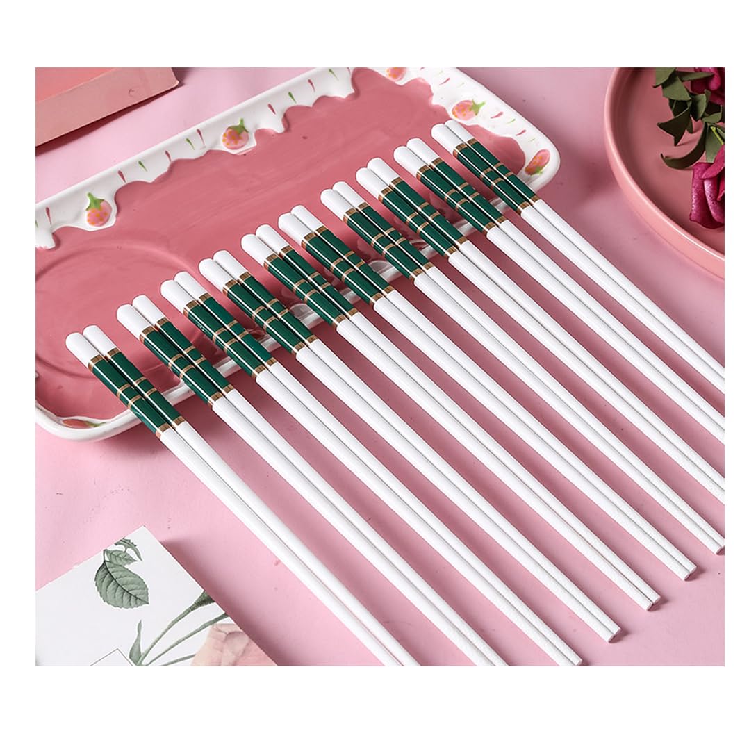 Baguettes réutilisables en porcelaine rose mignonne pour des soirées sushis conviviales en famille