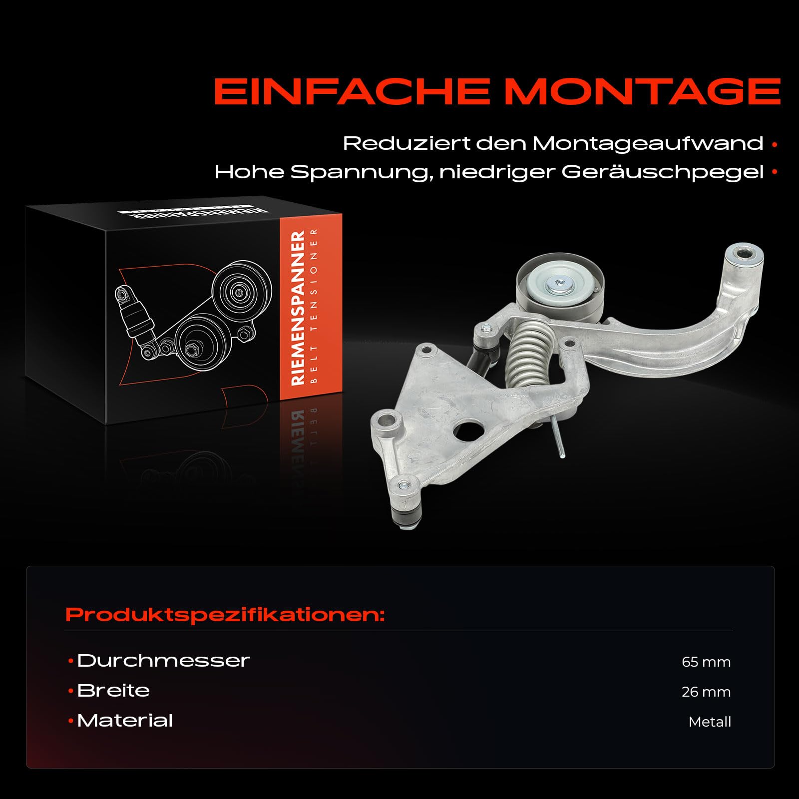 Frankberg Spannrolle Riemenspanner für M-i-n-i R50 R52 R53 Cooper S John Cooper Works Benzin 2002-2007 T38404