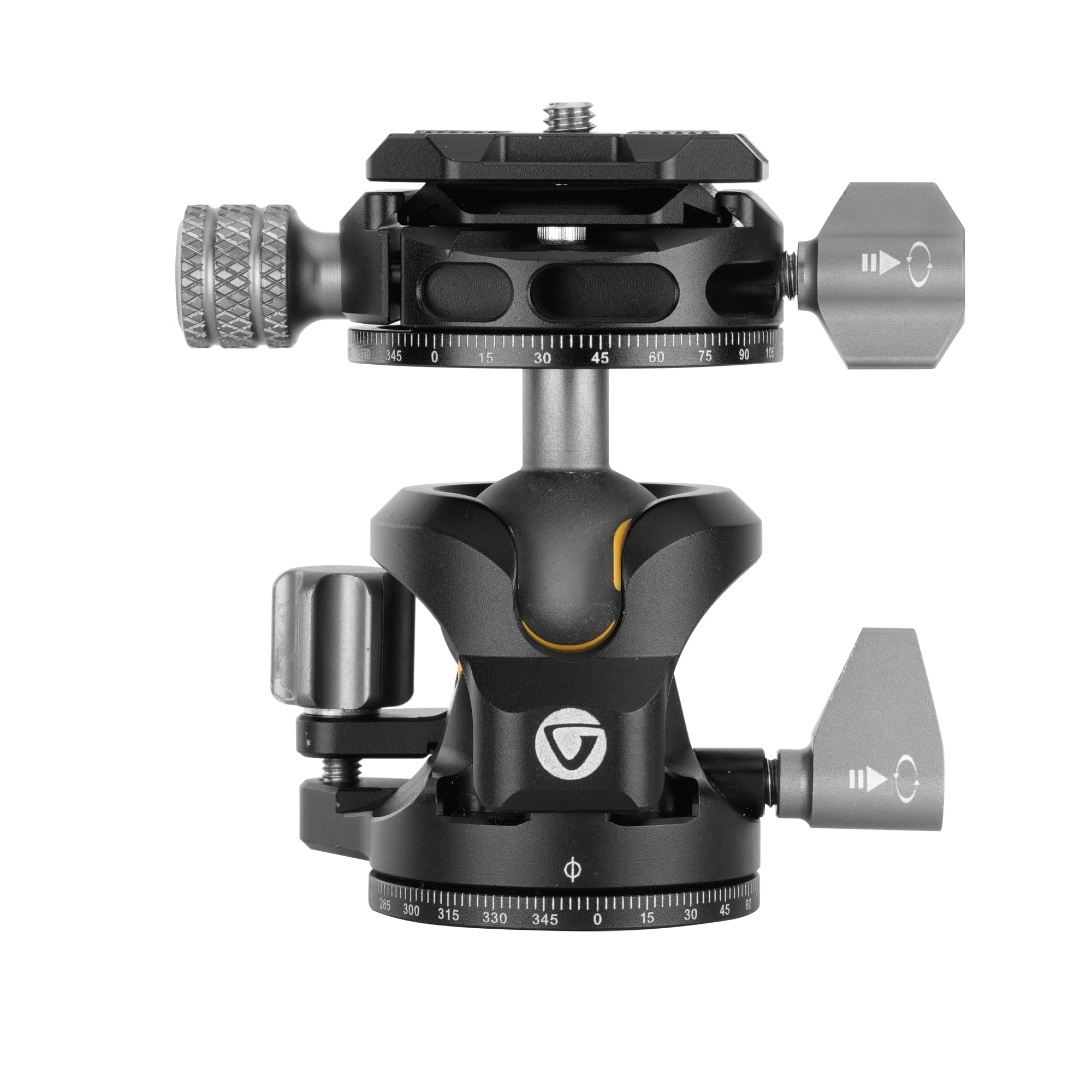 Rótula de bola Vanguard LBP-45S de perfil bajo para trípodes estables 8
