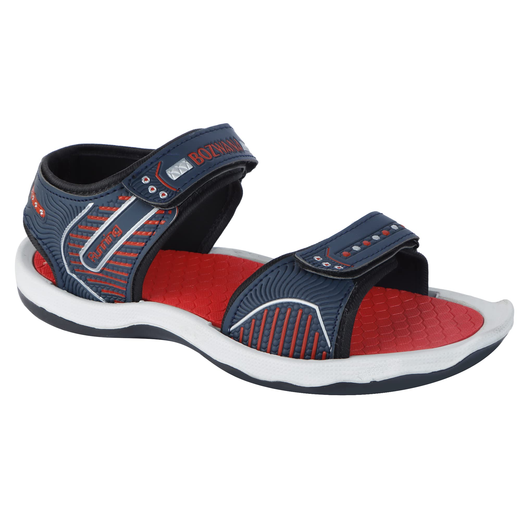 Aedee Mens Casual Dailywear Sandals/Indoor Outdoor Flip Flop Walking Sandals for Men (MB601-RED) (B0BHNSYBDS) Amazon Price History, Amazon Price Tracker