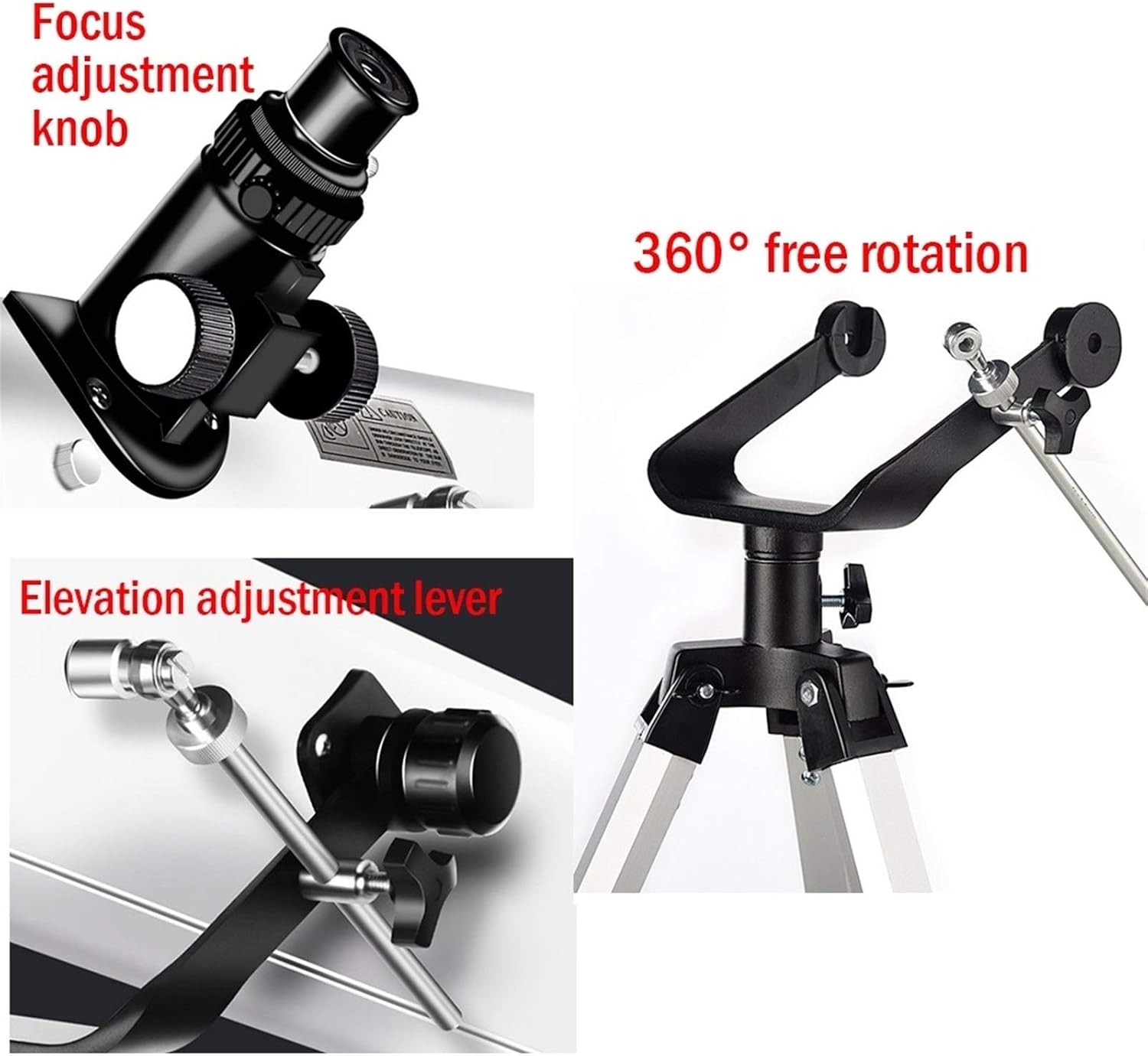 YXCKG Kids Telescope, Telescopes for Astronomy Beginners, Astronomy Telescope 700mm Focal Length, Watching The Scenery and Night Sky, Portable Travel (Size : Set D)