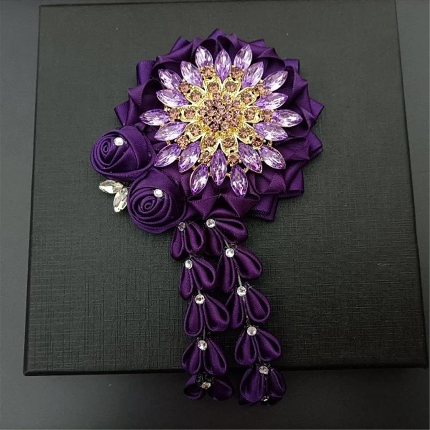 Womens Mens Lolita Style Bow Tie Brooch Corsage Ribbon Collar Flower for Fashion Banquet Wedding Suit