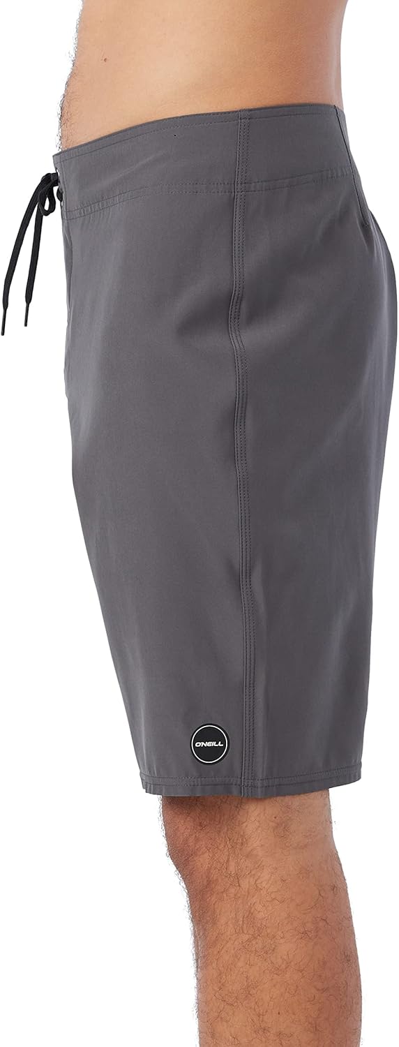 O'NEILL Men's 21 Inch Hyperfreak Divergent Boardshorts - Quick Dry Swim Trunks for Men with Fixed Waist and Quick Dry Fabric