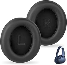 Professional Replacement Earpads Compatible with Anker Soundcore, Q30 Q35, Soft Memory Foam & PU Leather Ear Cushions, Sound Isolation, Gaming Music