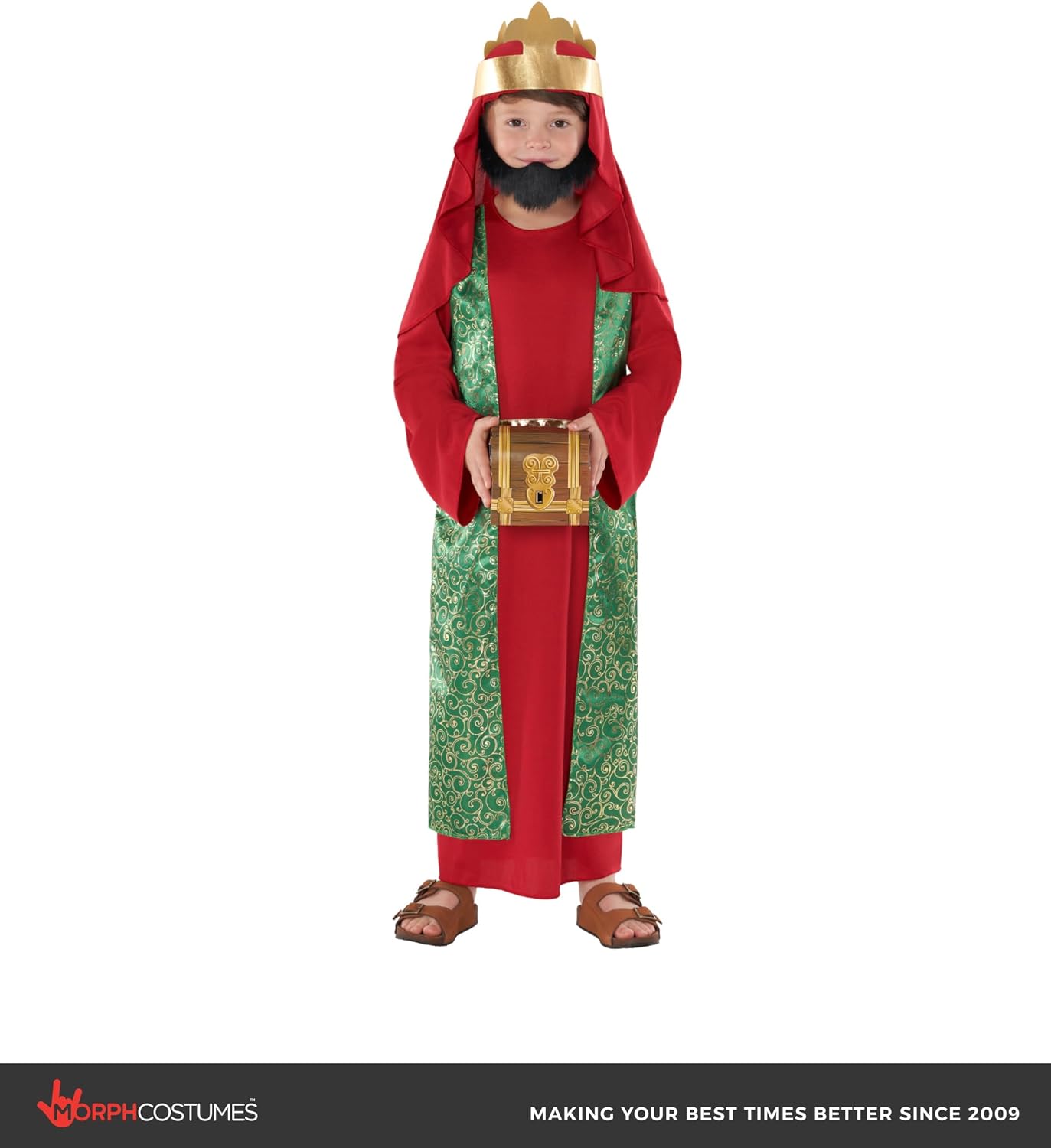 Morph 3 Wise Men Costume Kids, Biblical Nativity Costume, Catholic Saint Outfit, Three Kings Dress Up