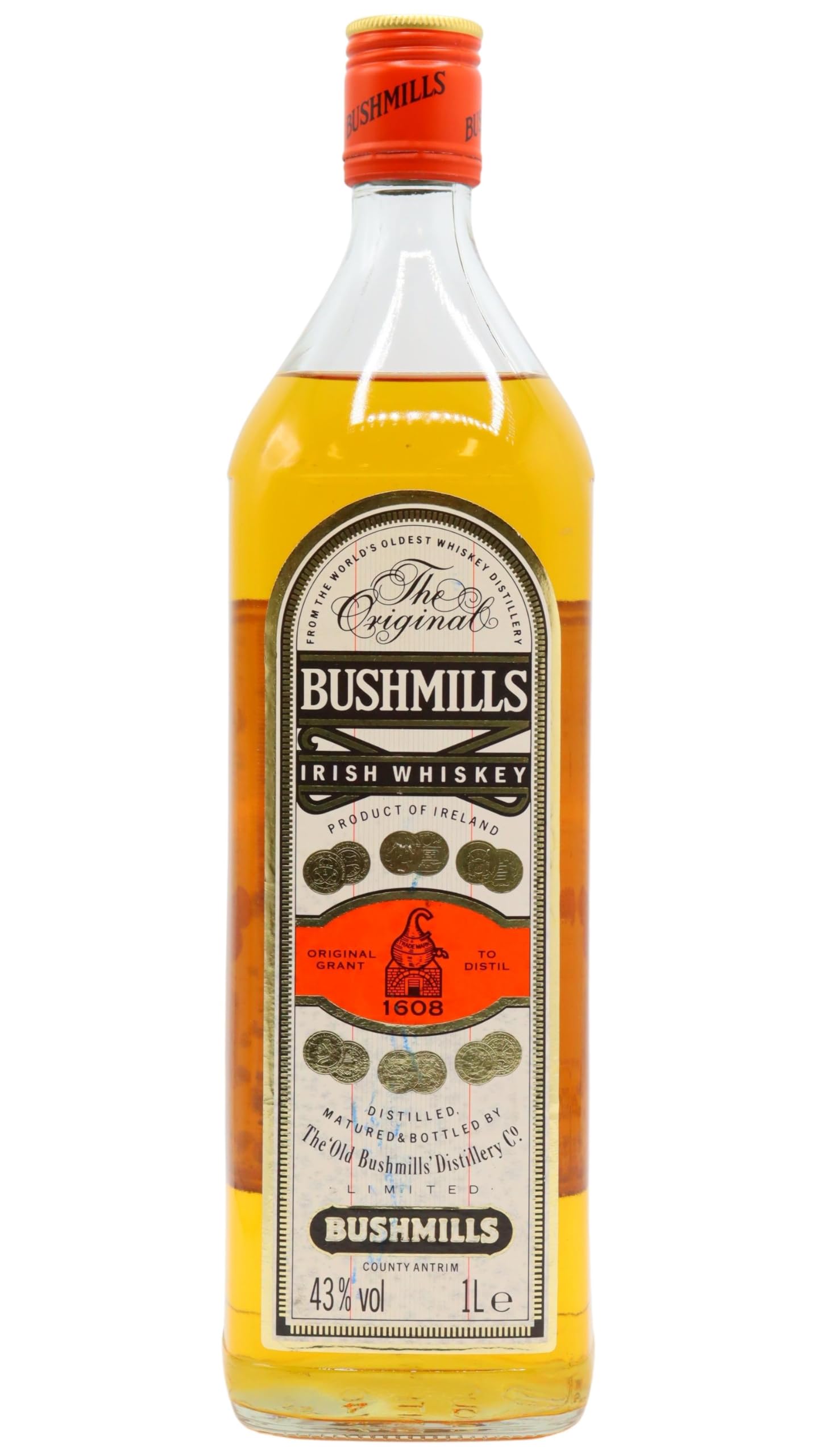 Bushmills - Original (Old Bottling) (1 Litre) - Whiskey 100cl 43% ABV