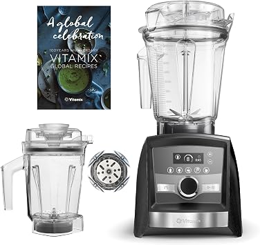 OfficialVitamix A3500i Graphite Mixer 1.4L Air Disc Container Set 8-in-1 2L Container Top Model Ascent  Series Japan Official Product Smart Blender Pro Specification Limited Special |
