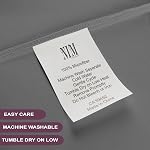 Luxury Sheets 1600 TC Softness Deep Pocket 3pc Fitted Sheets Set - 1 Fitted Sheet and 2 Pillowcases - Milano Collection Bedding - Dark Grey, Queen