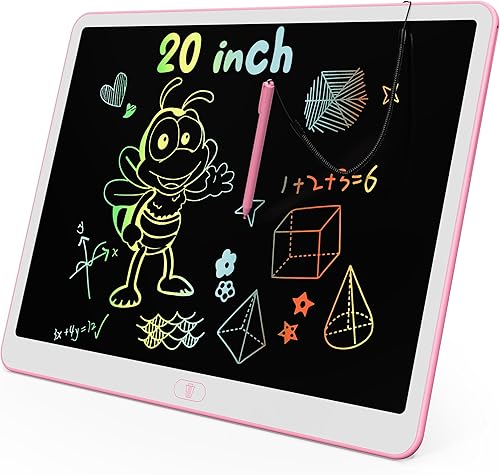 Miniatura 12 de KOKODI Tableta de escritura LCD, regalos para niños y niñas de 3 años, tablero de dibujo de 10 pulgadas, tablero de garabato colorido, tableta de