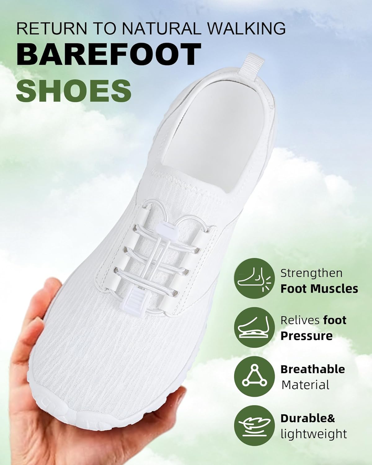 Hike Barefoot Water Shoes Women Men, 2026 Newly Water-Drops Pattern Pro Minimalist Shoe Quick Dry Wide Toe Breathable & Non-Slip for Hiking Beach Aqua Surf Swim