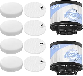 Levoit LVAC-300, VortexIQ Series & LVAC-200 MAX Vacuum Replacement Filters