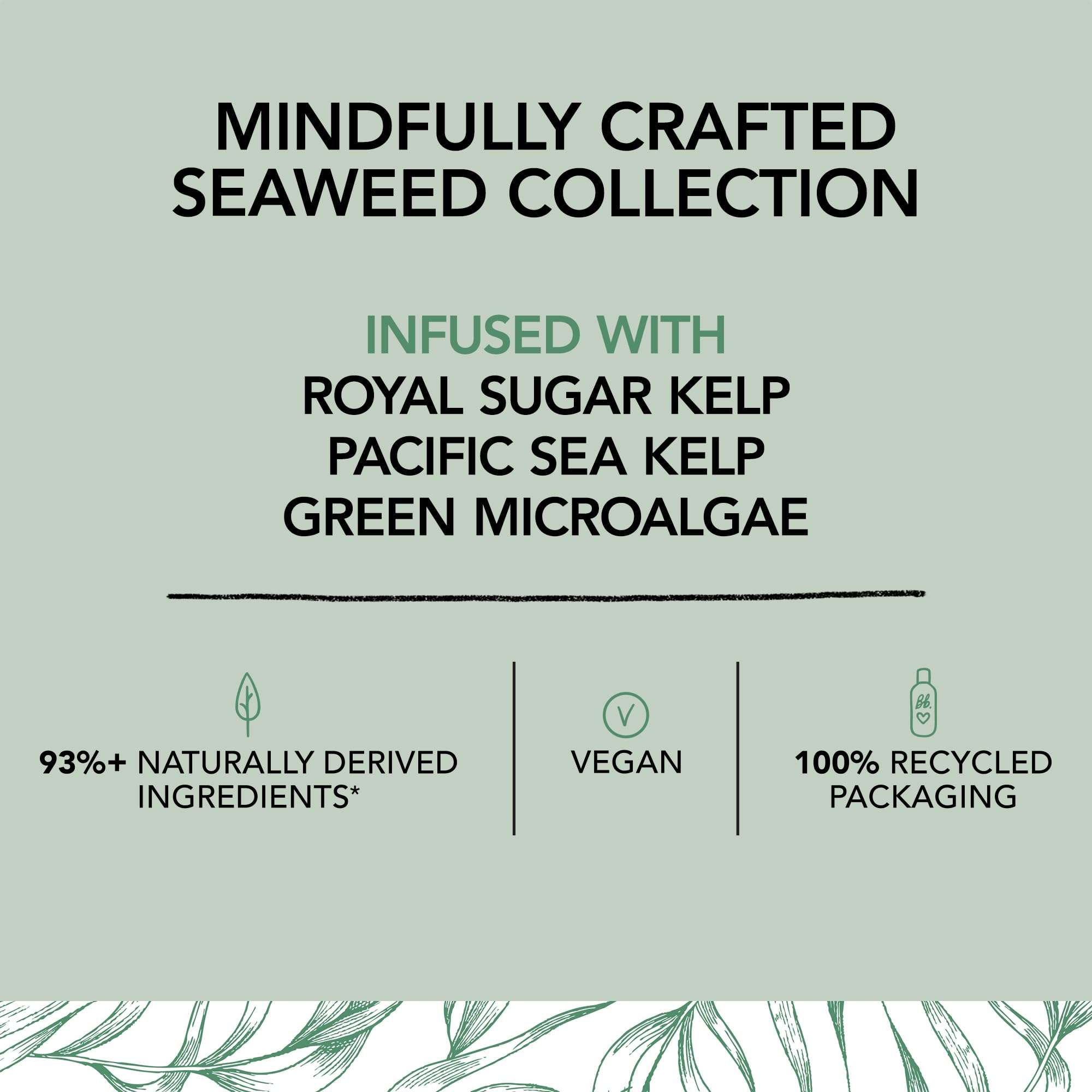 Bumble and bumble. Seaweed Hydrating Shampoo | Gently Cleanses Without Stripping |Improves Scalp Hydration| Sulfate Cleanser Free | For Fine to Medium Curly Wavy Straight Hair