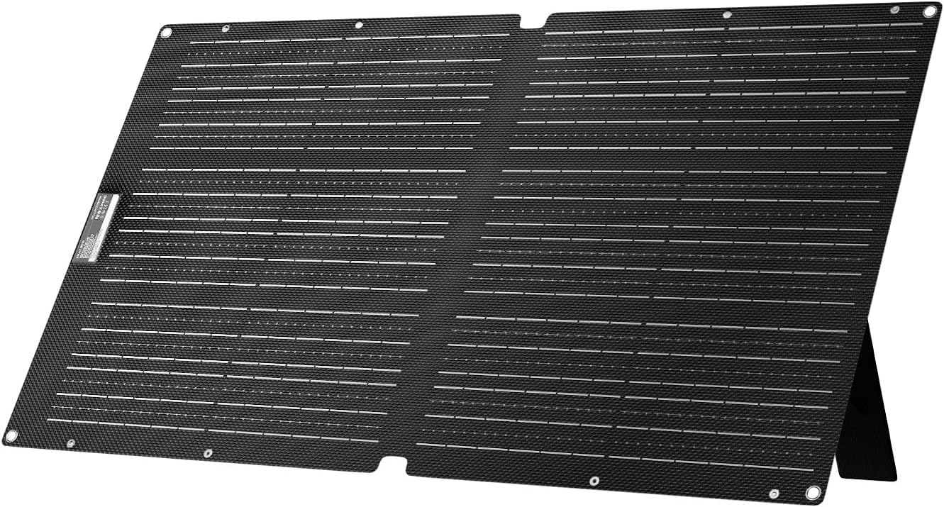 ALLPOWERS 100 W Solar Panel ETFE 25% Efficiency Monocrystalline Solar Panels for S300 Plus R600 R1500 Lite Power Station IP68 Waterproof Photovoltaic Module Solar System for Outdoor Camping XT60