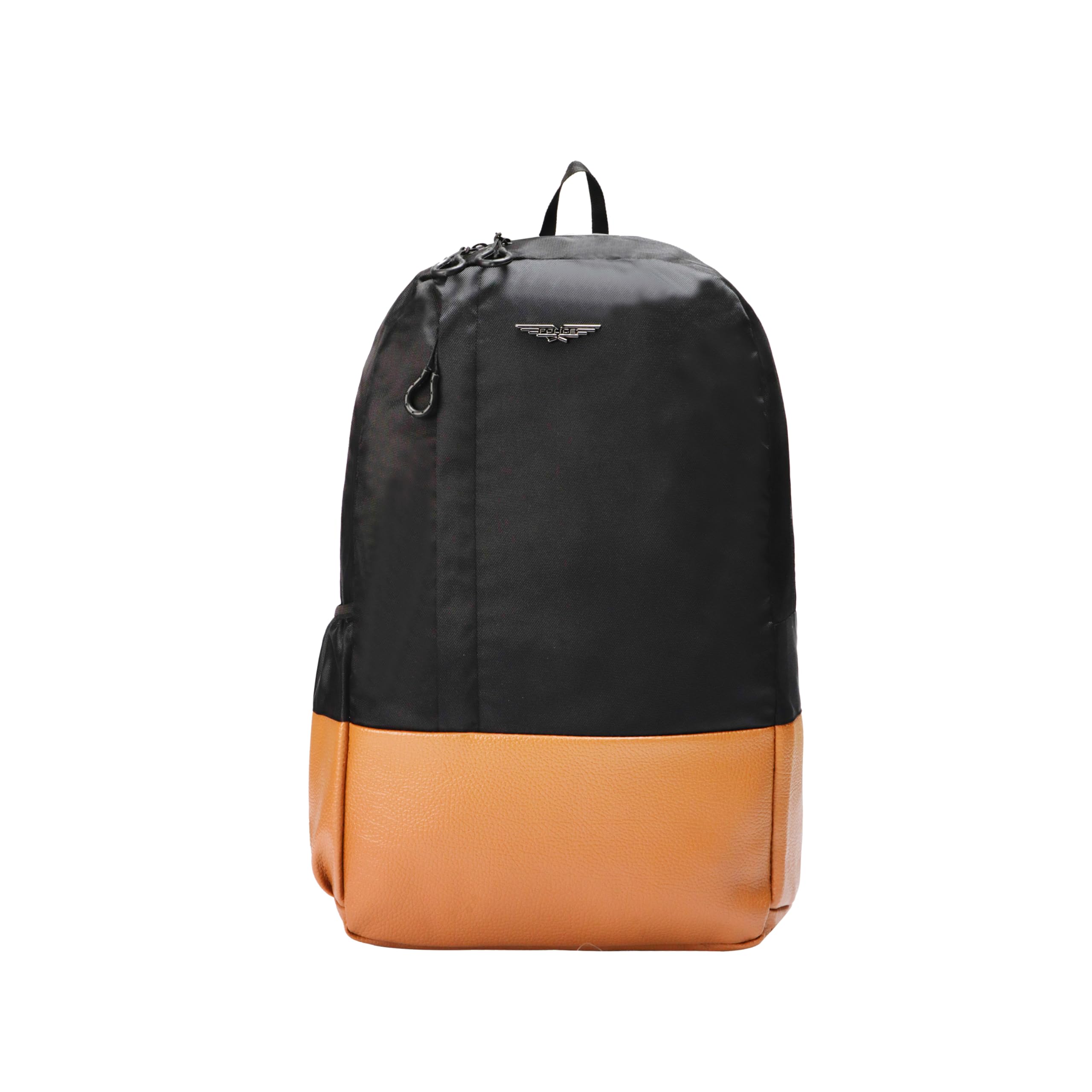 POLICE 15L Trendy and Comfortable Croxy Laptop Backpack for Men and Women - Black/Tan| 14" Inches Stylish Lightweight Laptop Bag with Adjustable Padded Strap for Office, Travel, Personal Use (B0D9HCDFRC) Amazon Price History, Amazon Price Tracker