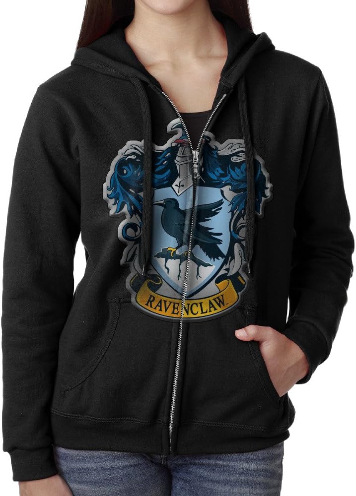 SoSoily Hoodie Sweatshirt Women's Ravlaw Long Sleeve Zip-up Hooded Sweatshirt Jacket Black