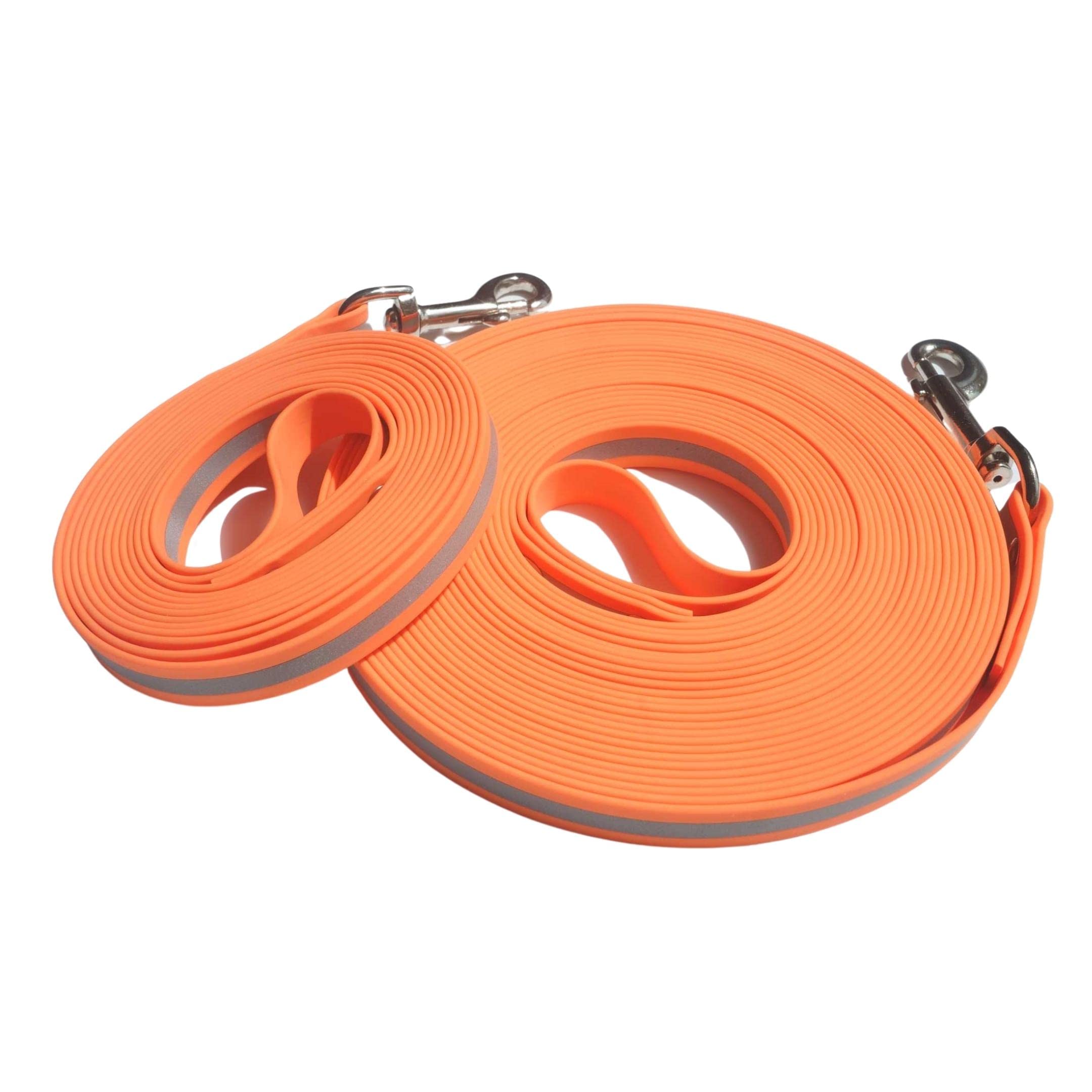 Long Leash for Dogs - Strong, Waterproof, Dirt Resistant Long Lines for Training & Safety on Adventures (15mm x 20 feet, Neon Orange with Reflective Strip) (B0BFHHT8F8) Amazon Price History, Amazon Price Tracker