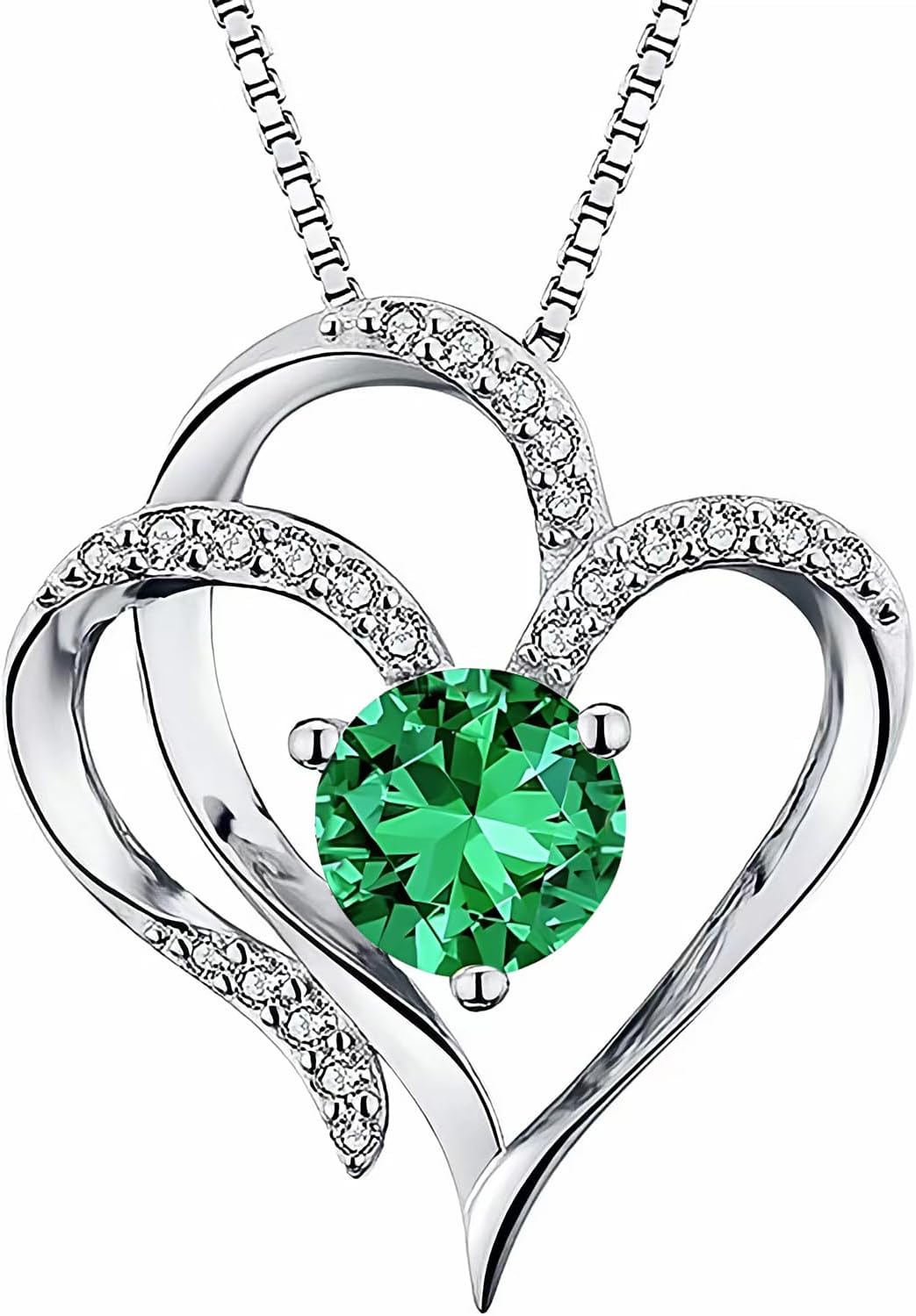 Heart Birthstone Necklaces for Women,925 Sterling Bangladesh Ubuy